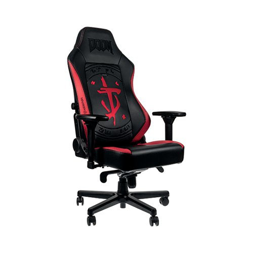 NOBLECHAIRS HERO GAMING CHAIR DOOM EDITION BLACK/RED GC-02G-