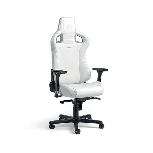 NOBLECHAIRS EPIC GAMING CHAIR FAUX LEATHER WHITE EDITION GC-