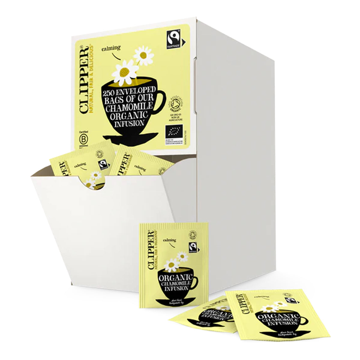 CLIPPER CHAMOMILE ENVELOPED & TAGGED TEA (250 bags)