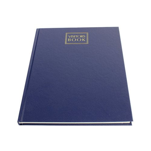 COLLINS VISITORS BOOK LEATHERGRAIN 192 PAGES 40 825025/1