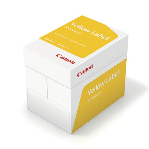 CANON YELLOW LABEL STANDARD ECF A4 PAPER 80GSM WHITE (2500 P