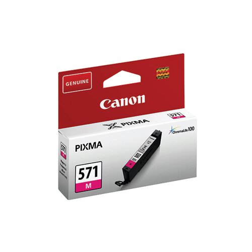 CANON CLI-571M INK CARTRIDGE MAGENTA 0387C001