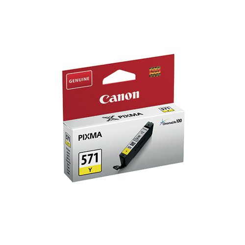 CANON CLI-571Y INK CARTRIDGE YELLOW 0388C001