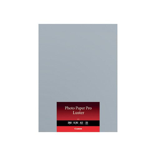 CANON PRO LUSTER A2 PHOTO PAPER 25 SHEETS (PACK OF 25) 6211B