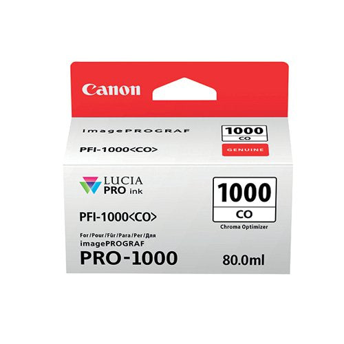 CANON PFI-1000CO INK CARTRIDGE CHROMA OPTIMIZER CLEAR 0556C0