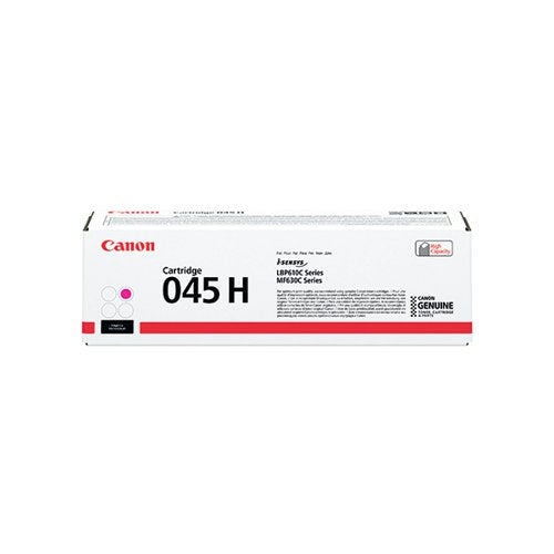 CANON 045H TONER CARTRIDGE HIGH YIELD MAGENTA 1244C002