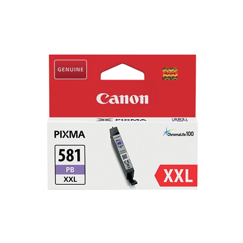 CANON CLI-581XXL INK CARTRIDGE EXTRA HIGH YIELD PHOTO BLUE 1