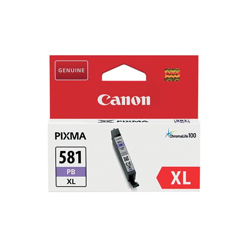 CANON CLI-581XL INK CARTRIDGE HIGH YIELD PHOTO BLUE 2053C001