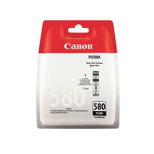 CANON PGI-580BK INK CARTRIDGE PIGMENT BLACK 2078C001