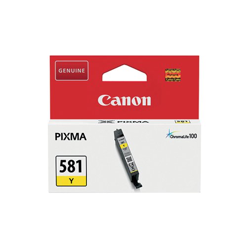 CANON CLI-581Y INK CARTRIDGE YELLOW 2105C001