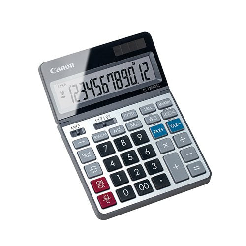 CANON TS-1200TSC 12 DIGIT DESKTOP CALCULATOR MULTICOLOURED 2