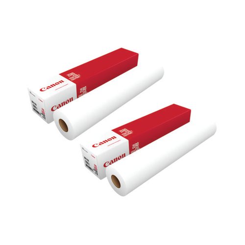 CANON LFM055 RED LABEL PAPER ROLL 75GSM 175MX594MM WHITE (PA – Zepbrook