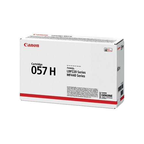 CANON 057H TONER CARTRIDGE HIGH YIELD BLACK 3010C002