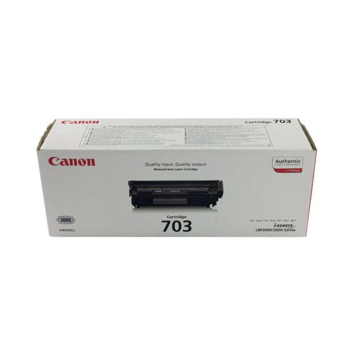 CANON 703 TONER CARTRIDGE BLACK 7616A005