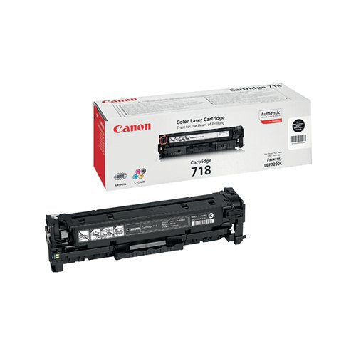 CANON 718BK TONER CARTRIDGE BLACK 2662B002