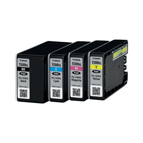 CANON PGI-1500XL INK CARTRIDGES HIGH YIELD CMYK MULTIPACK 91