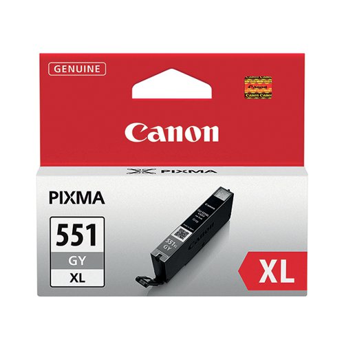 CANON CLI-551XL INK CARTRIDGE HIGH YIELD GREY 6447B001