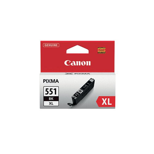CANON CLI-551BK INK CARTRIDGE HIGH YIELD BLACK 6443B001