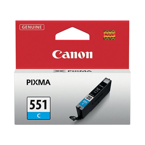 CANON CLI-551C INK CARTRIDGE CYAN 6509B001
