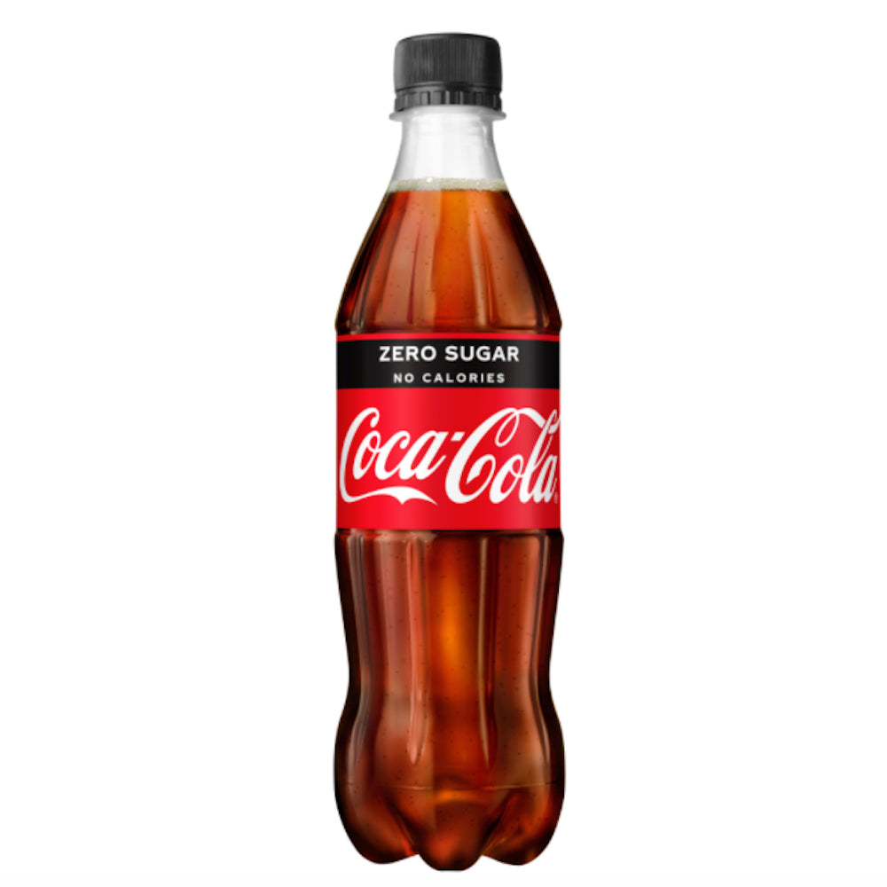 COCA-COLA ZERO PLASTIC BOTTLES (500ml) x 12