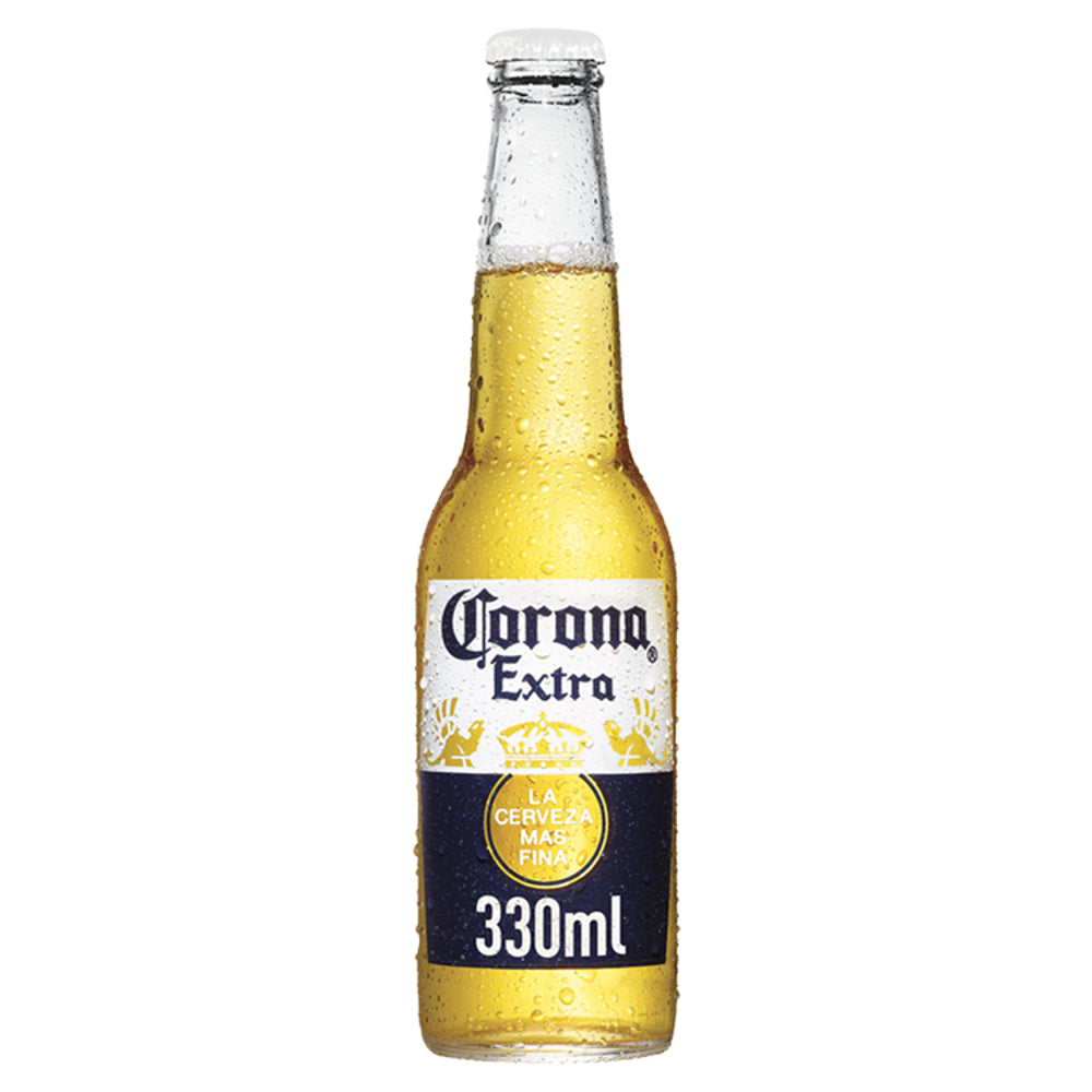 CORONA EXTRA BEER - GLASS BOTTLES (330ml) x 24