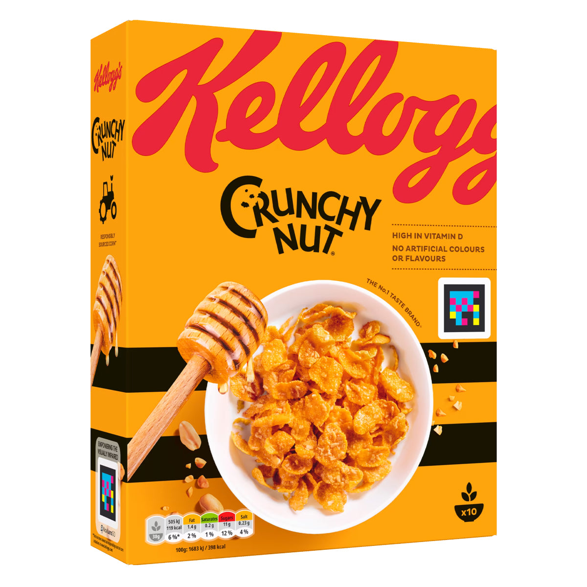 KELLOGG'S CRUNCHY NUT CORNFLAKES (750g) x 12