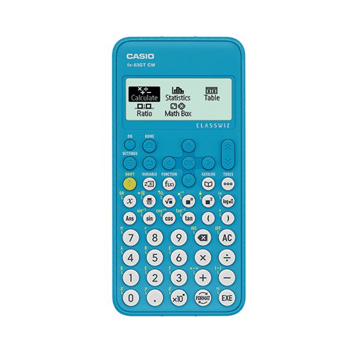 CASIO CLASSWIZ SCIENTIFIC CALCULATOR BLUE FX-83GTCW-BU-W-UT