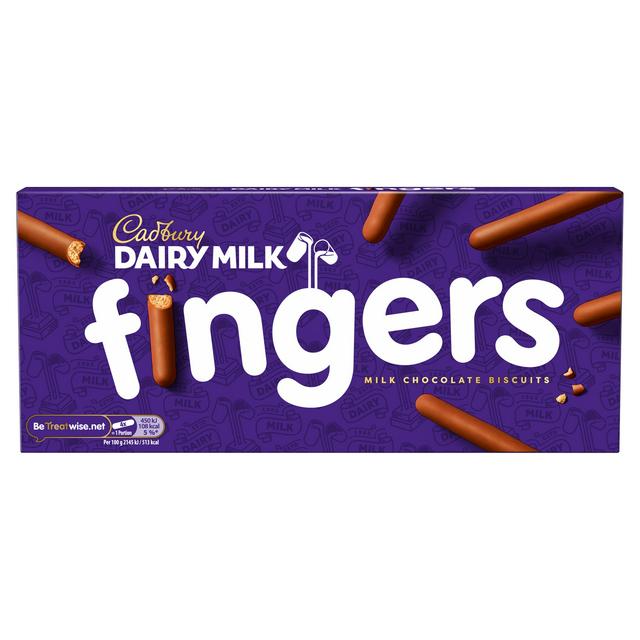 CADBURY MILK CHOC FINGERS (150g) x 20