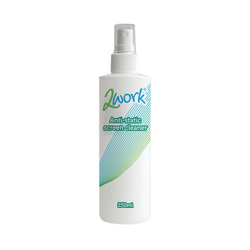 2WORK ANTI-STATIC SCREEN CLEANING SOLUTION 250ML DB50335