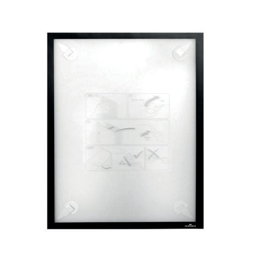 DURABLE DURAFRAME WALLPAPER INFOFRAME A3 BLACK 4844