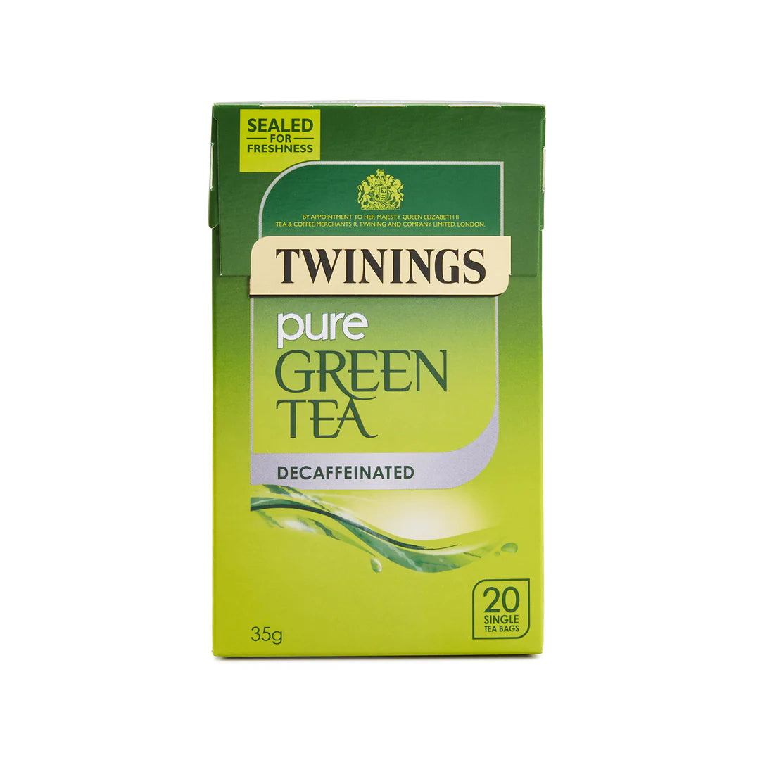 TWININGS GREEN DECAFF (20 bags) x 4