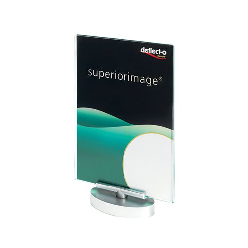 DEFLECTO SWIVEL SIGN HOLDER A4 CLEAR DE691101