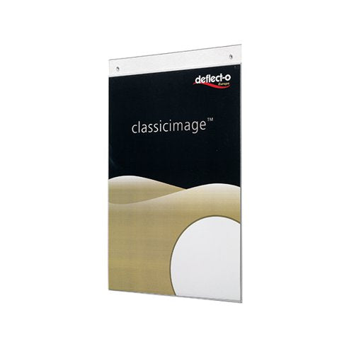 DEFLECTO PORTRAIT WALL SIGN HOLDER A5 (TOP LOADING DESIGN MA