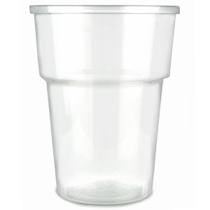 PLASTIC GLASSES CLEAR (half pint/284ml) x 1000