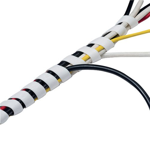 D-LINE CABLE TIDY WHITE SPIRAL WRAP 2.5M CTW2.5W CTW2.5W