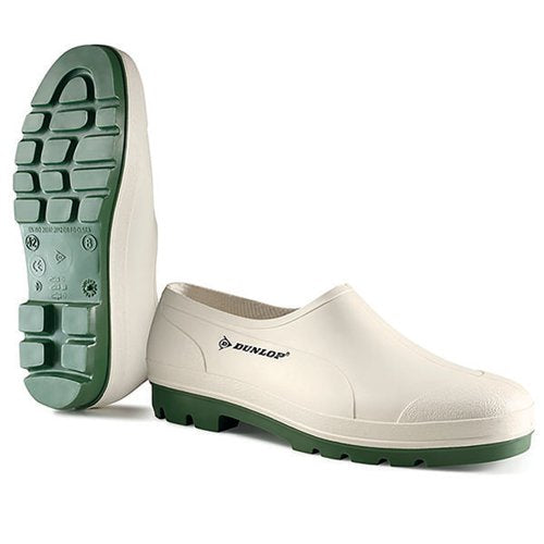 DUNLOP WELLIE WATERPROOF NON-SAFETY SHOE 1PR WHITE 7 WG07