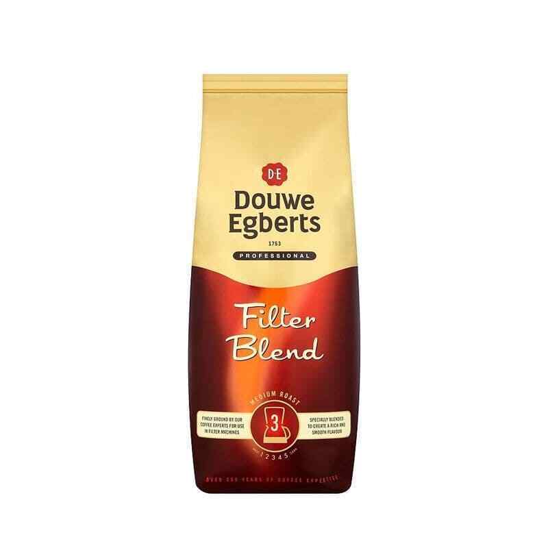 DOUWE EGBERTS REAL COFFEE MEDIUM ROAST FILTER COFFEE (1kg) x 6