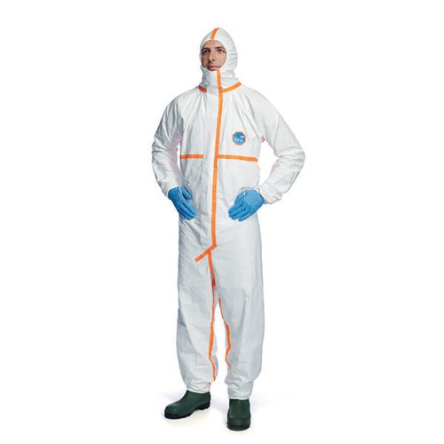 DUPONT TYVEK 800J HOODED COVERALL WHITE M TBSH800JM