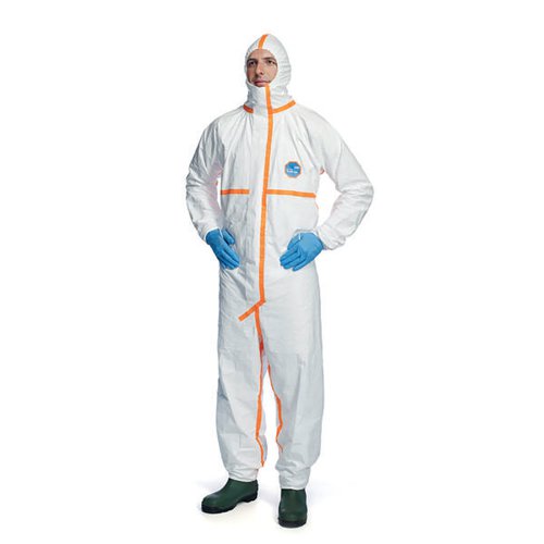 DUPONT TYVEK 800J HOODED COVERALL WHITE L TBSH800JL