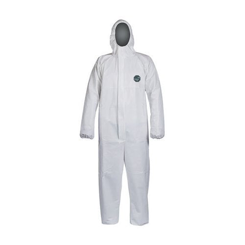 DUPONT PROSHIELD 60 DISPOSABLE COVERALL WHITE S PRO60WS