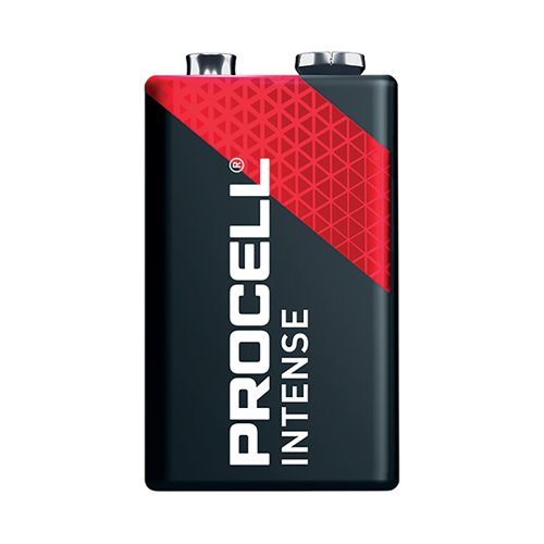 DURACELL PROCELL INTENSE 9V BATTERY (PACK OF 10) 5009082