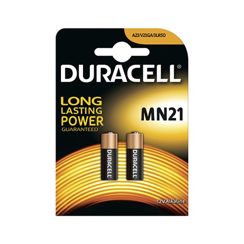 DURACELL 12V CAR ALARM BATTERY MN21 (PACK OF 2) 75072670