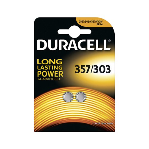 DURACELL 1.5V SILVER OXIDE BUTTON BATTERY (PACK OF 2) 75053932
