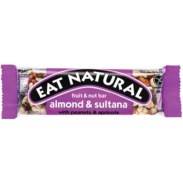 EAT NATURAL BARS ALMOND & SULTANA BARS (45g) x 12