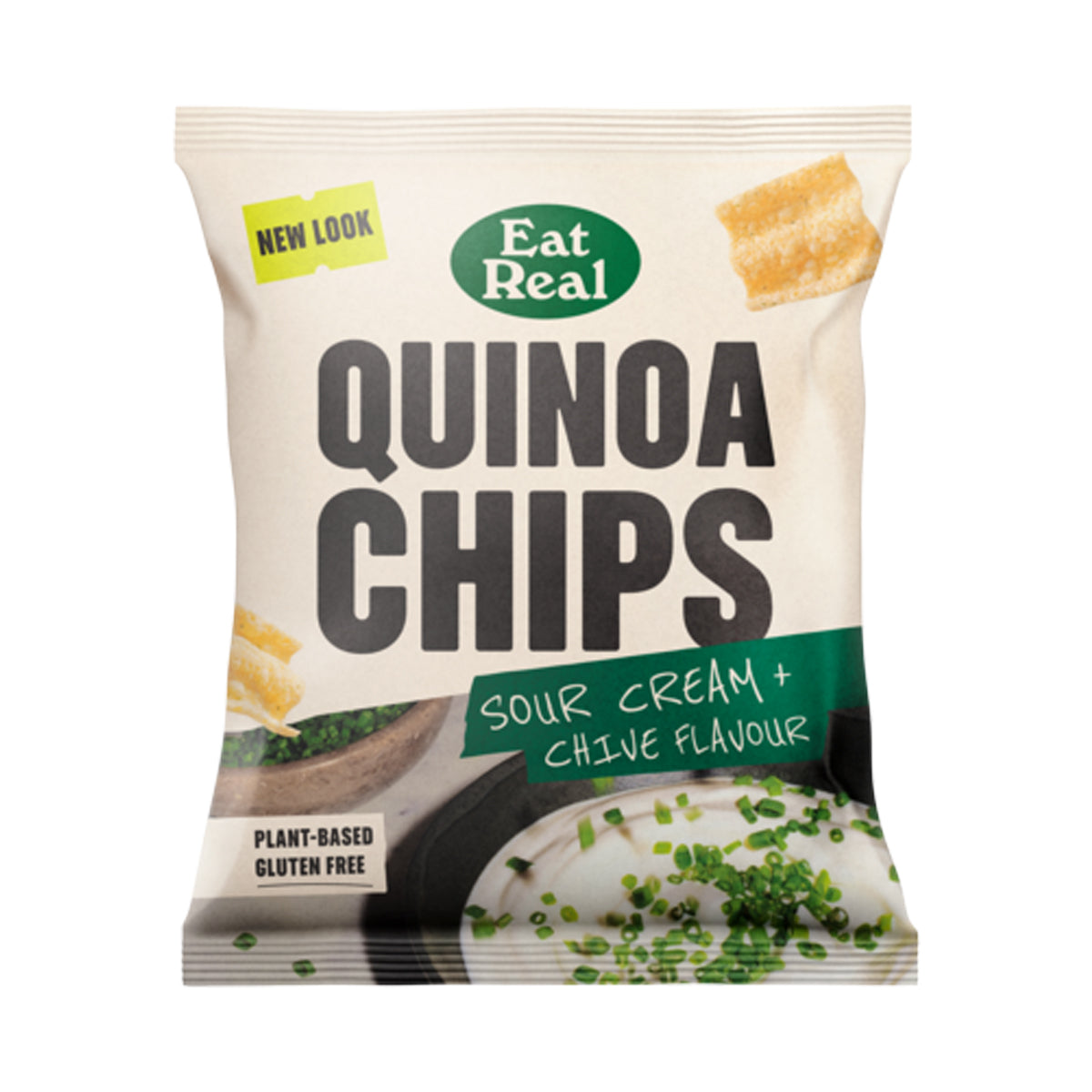 EAT REAL HUMMUS CHIPS SOUR CREAM & CHIVE (45g) x 18