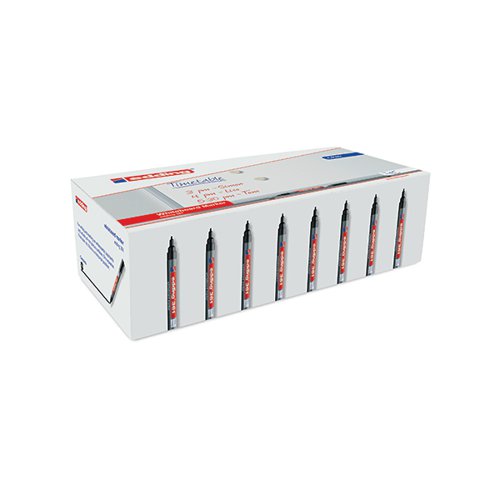 EDDING 361 DRYWIPE MARKER BLACK (PACK OF 200) CP40