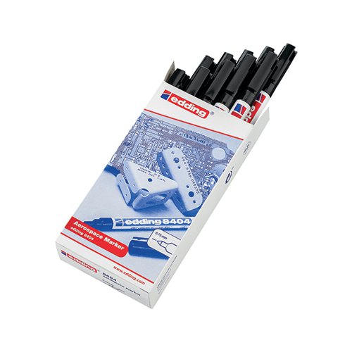 EDDING 8404 AEROSPACE PERMANENT MARKER ULTRA FINE BLACK (PAC