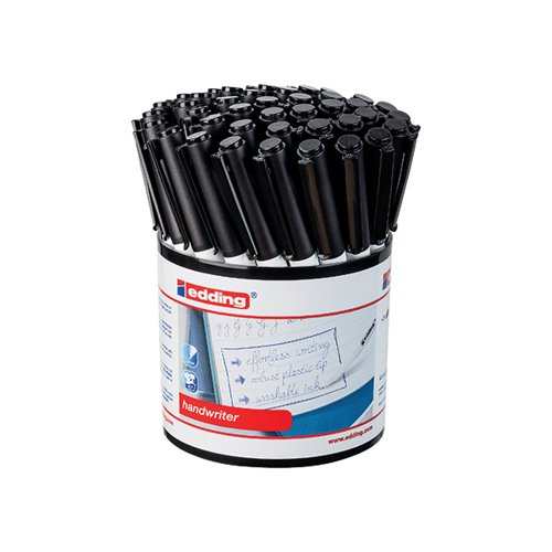 EDDING HANDWRITER PEN BLACK (PACK OF 42) 1408001