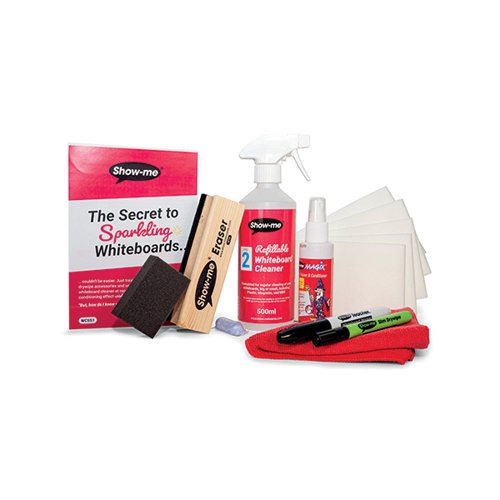 SHOW-ME WHITEBOARD CLEANING STARTER SET WCSS1