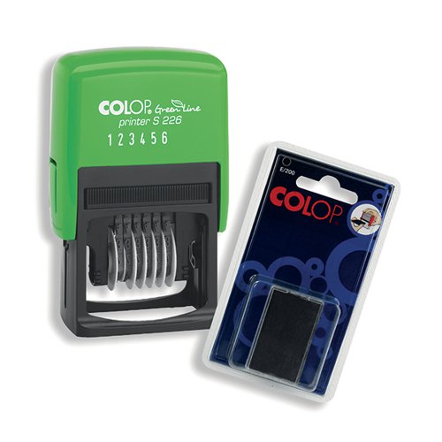 BUY S226 GREEN LINE NUMBERER FOC PACK REPLACEMENT PADS E/200
